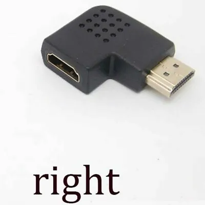 10x HDMI Adapter Right + Left + 90 ° Angle Male To Female Type Port Angled Adapt • $15.55