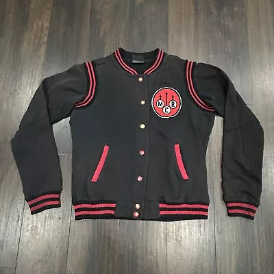 My Chemical Romance MCR The Black Parade Band Varsity Jacket Size S Black Red • £42.76