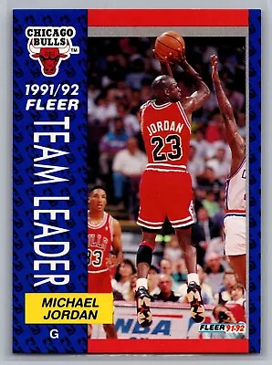 1991-92 Fleer - #375 Michael Jordan - HOF NM-MT *TEXCARDS* • $2.50