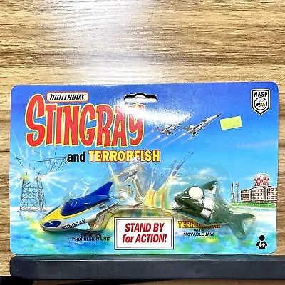 Vintage Matchbox Stingray And Terrorfish New On Card 1992 • $64.99