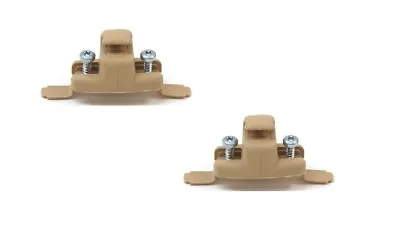 Genuine BMW E38 E39 E53 Sun Visor Clip BEIGE Sunvisor (x2) NEW 51168174716 • $19.95