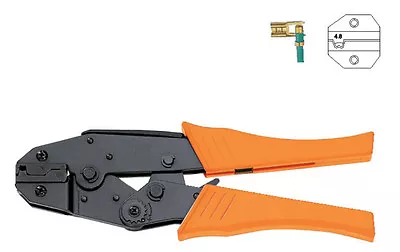 Flag F Ear Type Female Receptacles Insulated Terminals Crimper 4.8-6.3mm2  • $18.95