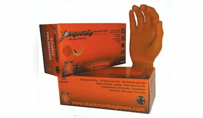 $27.90 • Buy Orange Mamba  8 Mil Nitrile Glove-Orange Large OTG120