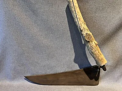 Primitive Rustic Large Old Farm Machette Corn Beet Knife Sickle Scythe-20  Blade • $1