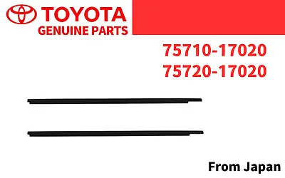 TOYOTA MR2 SW20 GENUINE OUTER DOOR MOULDING WEATHER STRIP Left & Right Set OEM • $130.19