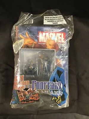 The Classic Marvel Figurine Collection Professor X & Lilandra Figurines + Poster • $38.33