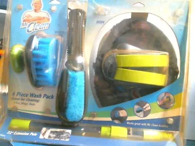 Mr. Clean 98224 4 Piece Auto Wash Pack With 22  Extension Pole FREE SHIPPING  • $25