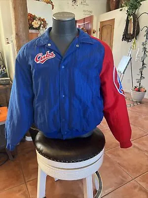 Vintage 90s Starter MLB Chicago Cubs Jacket Size LARGE. NICE!!!! • $55