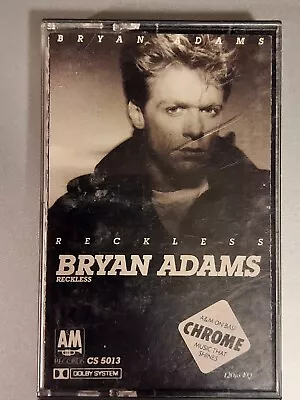 Reckless By Bryan Adams (Cassette Feb-1991 Chrome) A&M Play Tested • $3.88