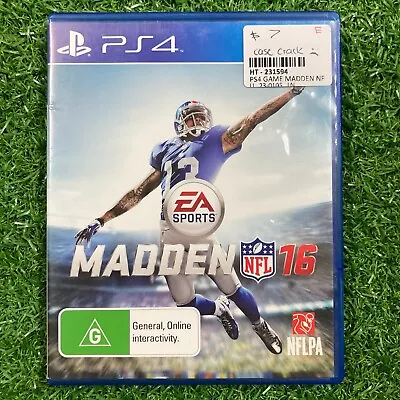 Madden NFL 16 - PS4 Game In Case • $7