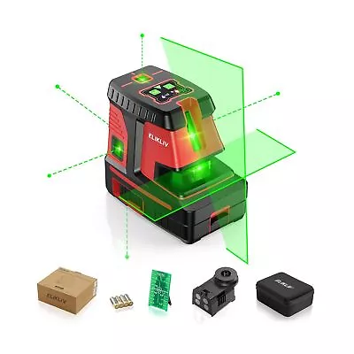 Laser LevelElikliv 5-Point Self-Leveling Laser Level Line Tool With Pulse Mo... • $206.23