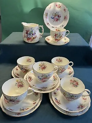 Vintage Lady Patricia Hammersley Tea Set • £175