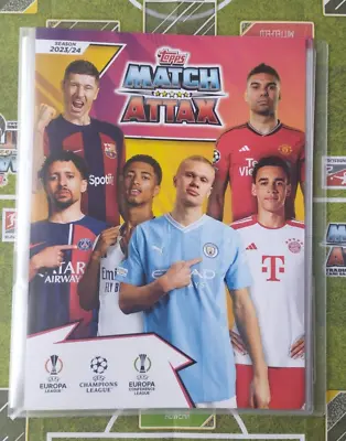 Topps Match Attax UEFA CHAMPIONS LEAGUE 2023/24 Empty Binder + 5 CARDS • $19.99