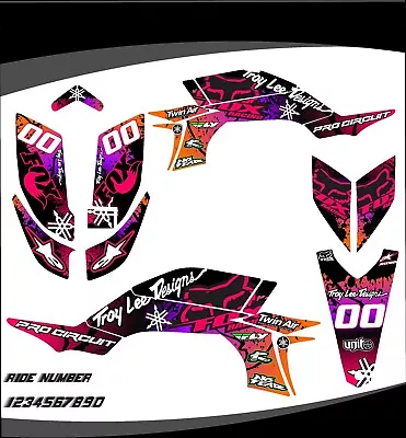 Yamaha YFZ 450 Graphics Kit 2003 2004 2005 2006 2007 2008 Stickers Decals Kit • $140