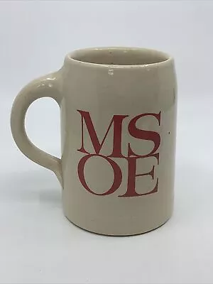 Vintage MSOE Milwaukee School Of Engineering Beer Stein Mug 1/2 Liter W Germany • $39