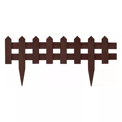Border Edge Fence - Dark Brown (10 Pack) VegTrug • $37.29