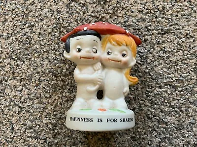 Kim Casali Happiness Is For Sharing Vintage Figurine Rare Like Love Is • £26