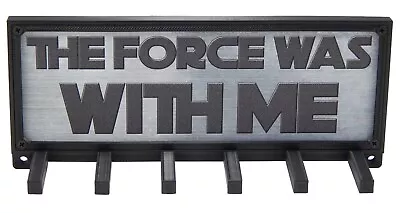 Star Wars Sports Race Medal Holder Hanger Display Rack The Force Was With Me  • $16.99