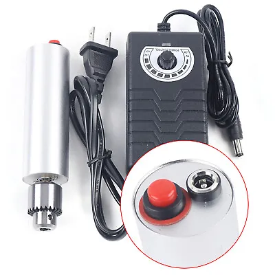 Micro Precise Electric Mini Drilling Polishing DIY Hand Drill Tool Alu Alloy New • $22.80