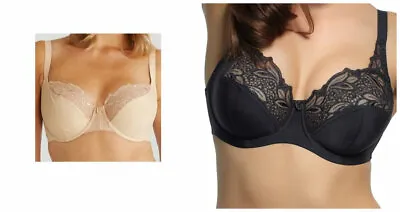 Panache Lingerie Melody Balconnet Bra 6051 Or Thong In Nude Or Blac !!!! A-27 • £3.99