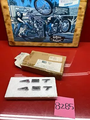 Chevy 427 Bbc Corvette Hood Emblem Number Set Pair Muscle Car Chevelle Camaro • $97.75