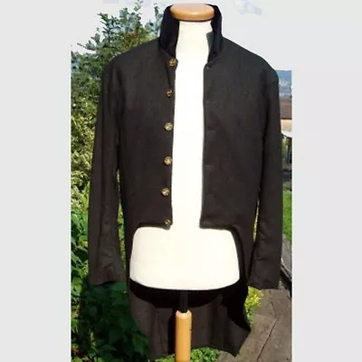 Men's Basic Regency Tail Coat With Pockets CostumeMens Military Coat • £162