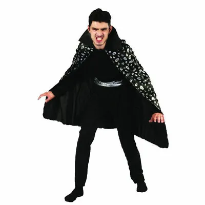 Mens Scary Vampire Dracula Halloween Costume Gothic Outfit Fancy Dress  • £12.99