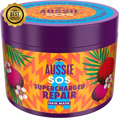 Aussie Hair Mask For Dry Damaged HairRepair Treatment 450mlVegan • £10.69