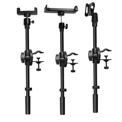 Rotating Microphone Stand Extension Bracket For For Ipad Phone Mic Clip • £16.12