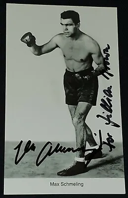 Vintage - Max Schmeling - Boxing / Boxer - Autograph Postcard - Original • $34.90