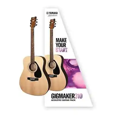 Yamaha GIGMAKER310 Acoustic Guitar Pack - Natural • $299