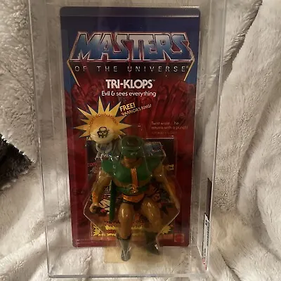 Vintage Mattel 1982 Masters Of The Universe Motu Tri Klops Afa 85 • $1699