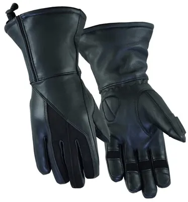 Daniel Smart Women’s DeerSkin Leather Motorcycle Gloves - MEDIUM - Reflective • $25