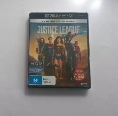 $14 • Buy Brand New Justice League 4K Ultra HD Plus Blu Ray Australian Release