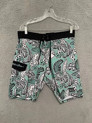 Maui And Sons Boardshorts Mens Swim Trunks Size 32 Drawstring Adult Hawaii • $7.99