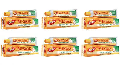 Dabur Meswak Toothpaste 6x 100 Grams Complete Oral Care Anty Cavity Free Ship • $26.99