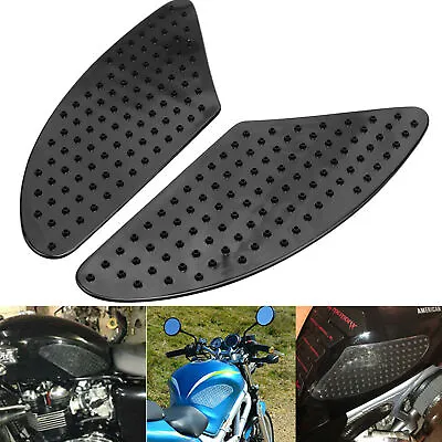 Non-slip Motorcycle Tank Sticker Traction Pad Gas Fuel Oil Knee Grip Protect New • $12.88