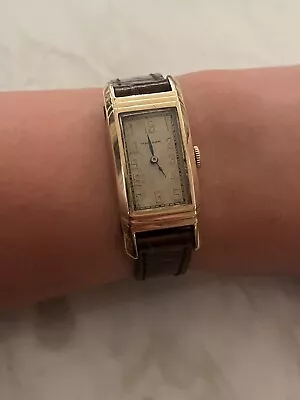 Rare Vintage 1930s Art Deco Waltham USA Premier Curvex Styled Mens Wristwatch • $199.99