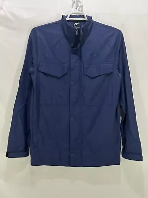 Nike Sportswear Men's Blue Woven M65 Utility Jacket Coat CZ9922 Size S NWOT • $15.99