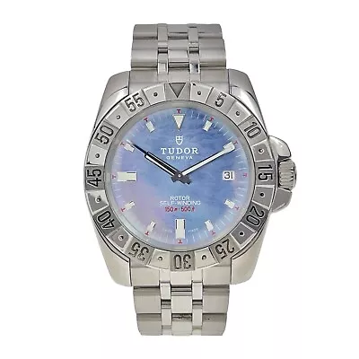 Tudor Hydronaut Steel Blue Mother Of Pearl 41mm Automatic Men’s Watch 20020 • $2250