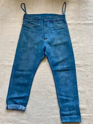 Vintage Levis Red Range 1880s Inspired Buckle Back Selvedge Denim Jeans. 34. • $305.04
