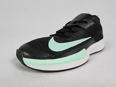 Nike Vapor Lite HC Tennis Shoes Men's U.S. Size 8.5 Women's 10  Black DC3432-005 • $29.99