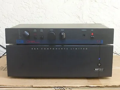 B&K Components Reference 125.2 Power Amplifier + CS 115 Preamplifier W Phono • $950
