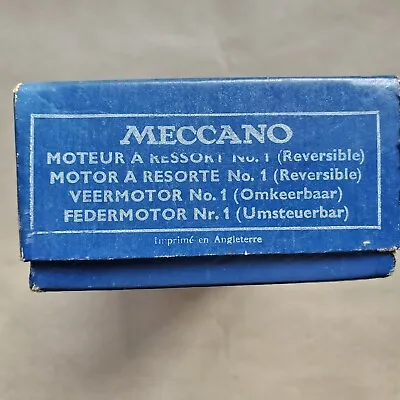 Meccano Reversing Clockwork Motor No1  • £10