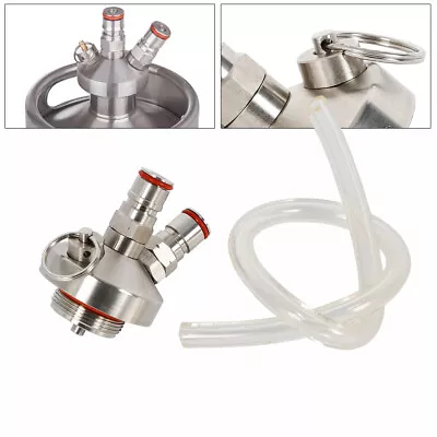 304 Stainless Steel Keg Beer Dispenser 2 Ball Lock Connections For Mini Casks US • $22.80