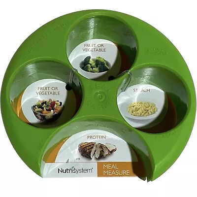 Nutrisystem Meal Measure Portion Control Plate Measure Healthy Eating Habits • $15.99