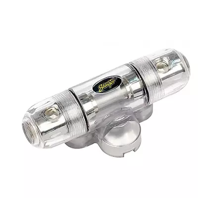 Stinger SPD5101 Premium Chrome Agu Fuse Holder 4 Or 8 Gauge Input And Output • $12.99