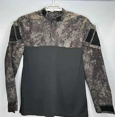 5.11 Tactical Geo7 Shirt Mens Large Black TDU Rapid 1/4 Zip Pockets L/S • $44.99