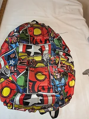 FAB Starpoint Avengers Thor Hulk Captain America - Marvel Print Backpack • $34.99