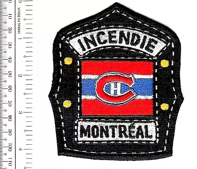 Montreal Fire Department & Montreal Canadiens Hockey Team Promo Patch Sm  • $9.99